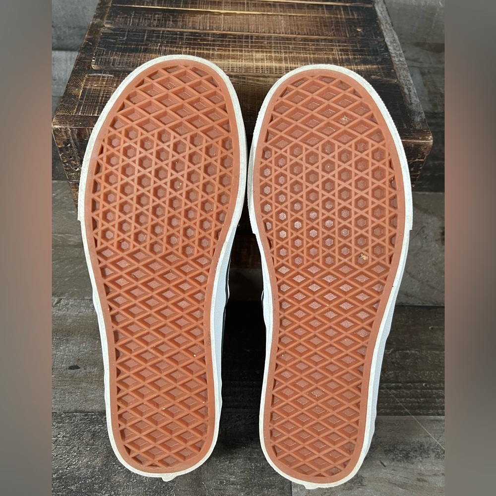 Vans Asher Slip On Rainbow Check Low Skate Multicolor Shoes Size 7.5 - Picture 6 of 7